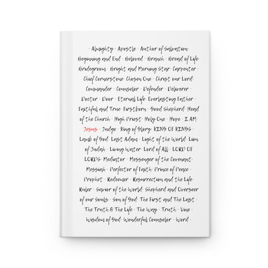 The Grace Brand Journal White - "Names of Jesus"